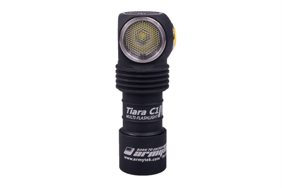 Armytek Tiara C1 Pro XP-L Magnet USB (White) + 18350 Li-Ion/LED flashlight