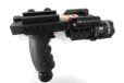 BLUE LASER+700 Lumen STROBE Flashlight+Dim Light Combo Sight+Rifle Foregrip