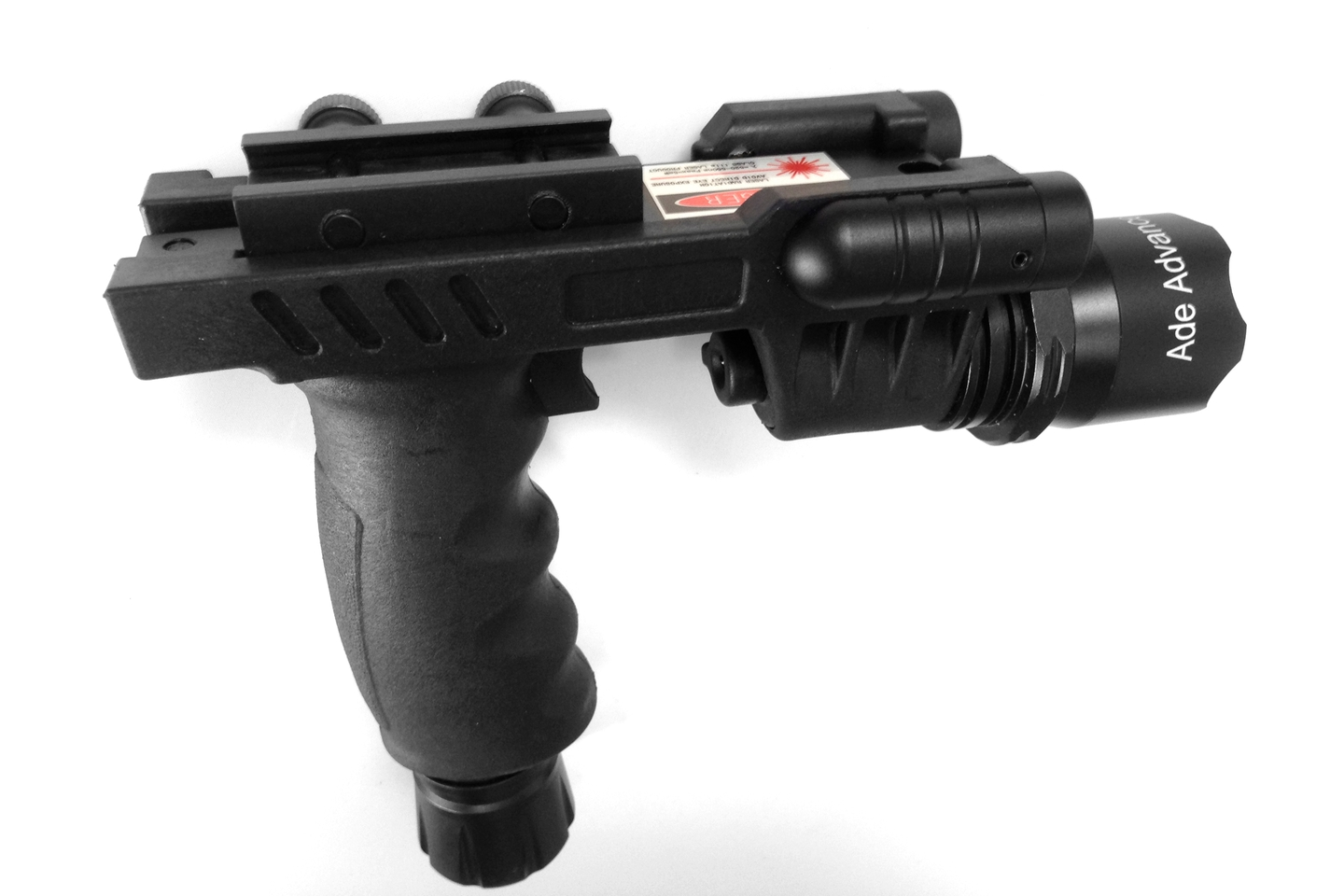 Tactical LED Strobe Flashlight With Quick Detach Mount - Fits Pistols With Picatinny Rails