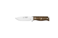 Cudeman Tactical & Survival Knife with 11 cm Böhler N-695 Steel Blade & Walnut Wood Handle + Brown Leather Sheath