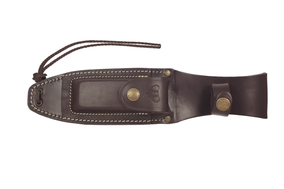 Cudeman Tactical & Survival Knife with 15 cm Böhler N-695 Steel Blade & Cocobolo Wood Handle + Brown Leather Sheath