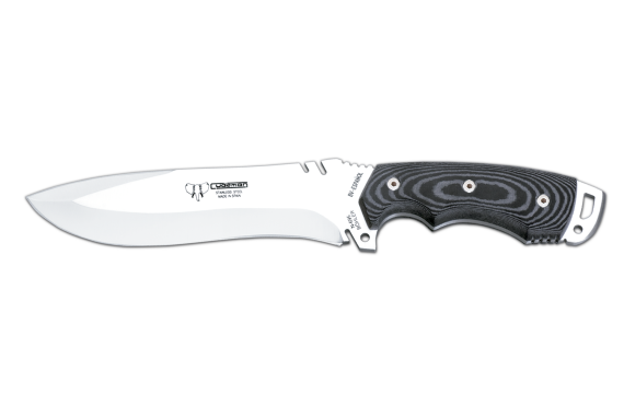 Cudeman Tactical & Survival Knife with 18 cm Böhler N-695 Steel Blade & Black Micarta Handle + Black Kydex Sheath