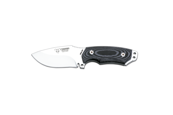 Cudeman Tactical & Survival Knife with 9 cm Böhler N-695 Steel Blade & Black Micarta Handle + Black Kydex Sheath
