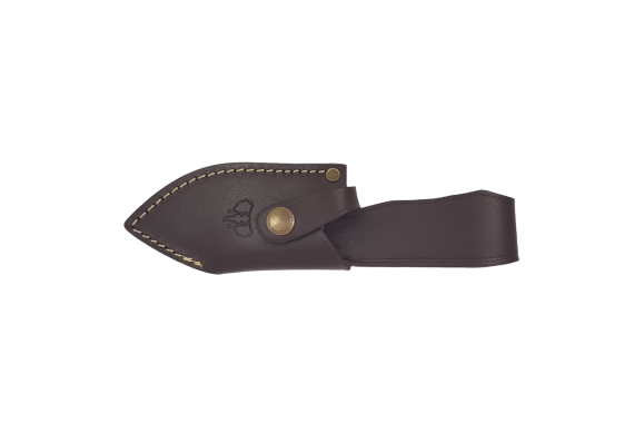 Cudeman Tactical & Survival Knife with 9 cm Böhler N-695 Steel Blade & Brown Micarta Handle + Brown Leather Sheath