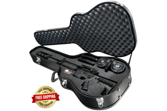 Discreet Concealment Guitar Rifle Case