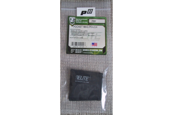 Elite Survival Systems Pocket Single Magazine Carrier / Pouch – Black PMP