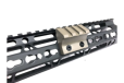 FDE! 45 Deg Offset Picatinny Rail Section for Keymod Handguard Flat Dark Earth