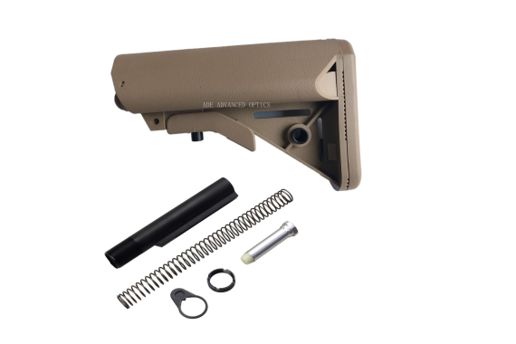 GEN 3 Kit! MADE IN USA FDE SOPMOD MIL SPEC STOCK BUTTSTOCK + BUFFER TUBE KIT FLAT DARK EARTH match magpul color