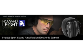 Howard Leight by Honeywell Impact Sport Sound Amplification Electronic Shooting Earmuff, Black (R-02524)