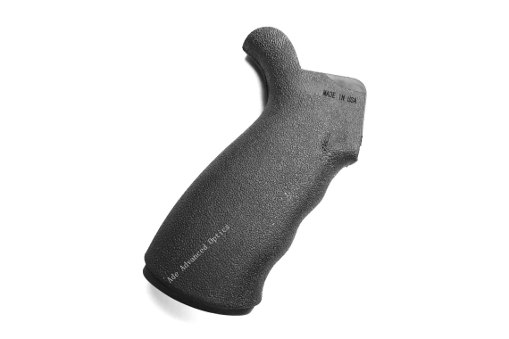 Made in USA! Soft Rubber Ergonomic Pistol Rear Grip w/Finger Grooves Storage