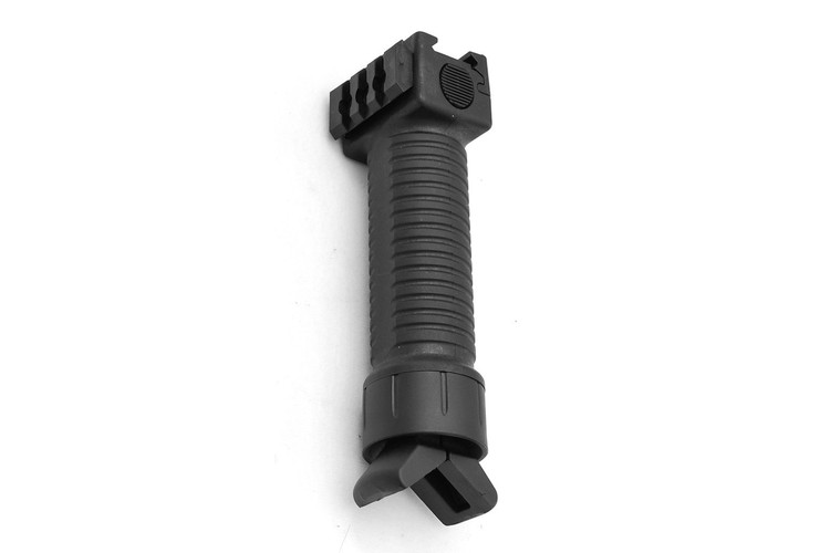 Tactical RIS Fore Grip Bipod Pod Picattinny Weaver Rail Foregrip&red laser sight 