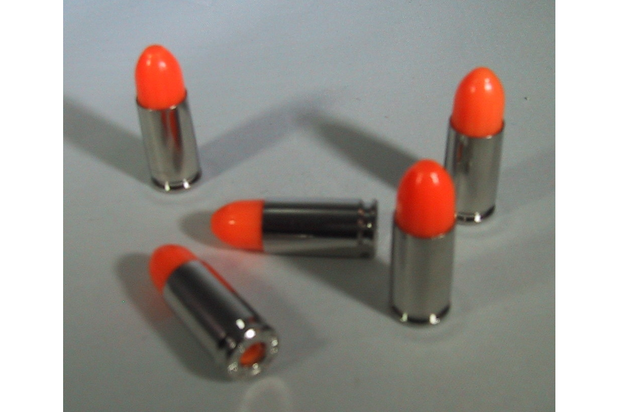 P2 BRASS Series 9mm Snap Caps, Dummy Ammo, Training Rounds,