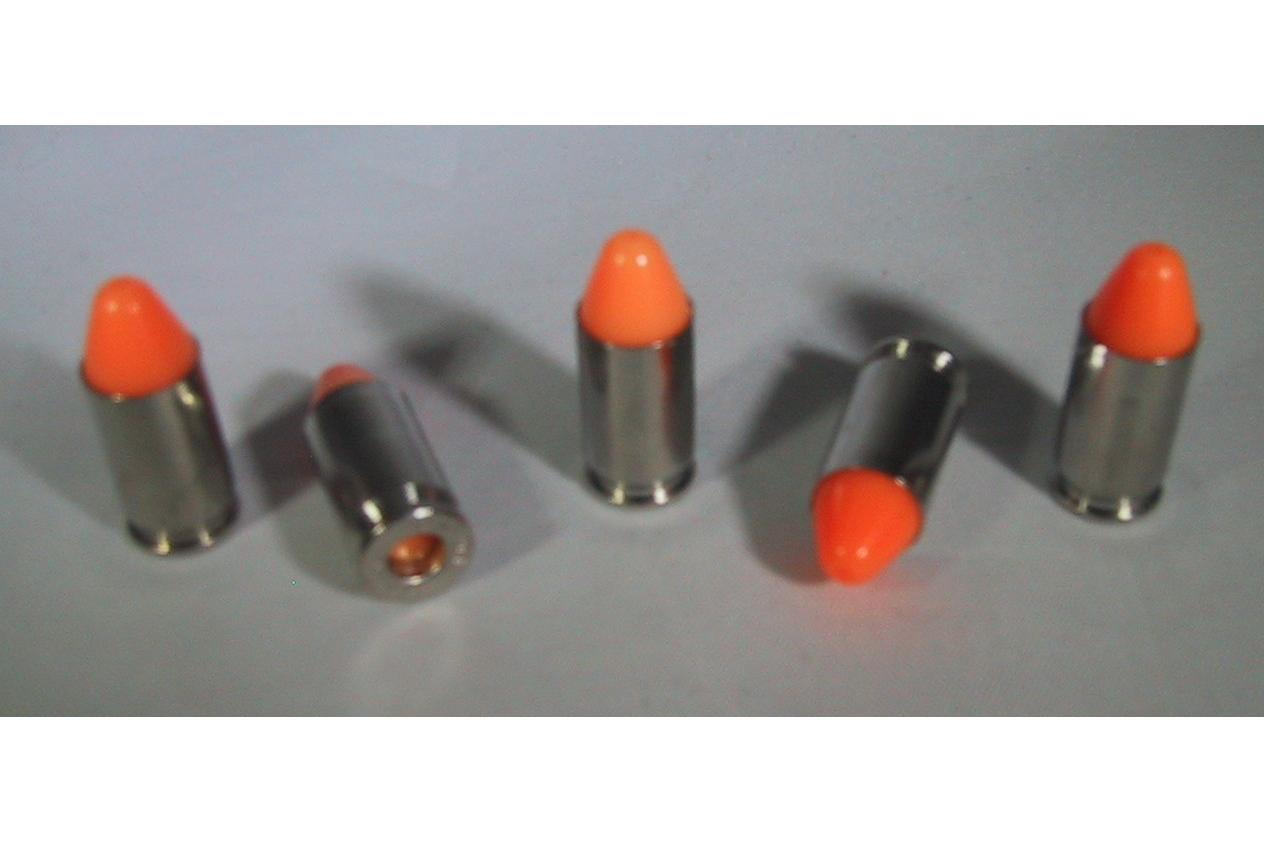 P2 BRASS Series Snap Caps, 380 ACP Dummy Ammo, Training Roun