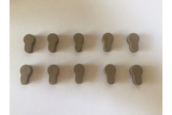 Pack 30! FDE Tan Rubber Insert Protector Plug for free float KeyMod Rail Covers