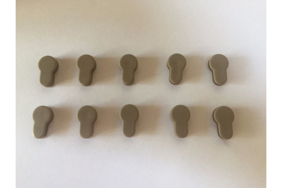 Pack 30! FDE Tan Rubber Insert Protector Plug for free float KeyMod Rail Covers