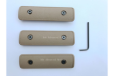 Pack of 3 pieces! FDE 4″ Keymod Rail Panel handguard Cover Flat Dark Earth