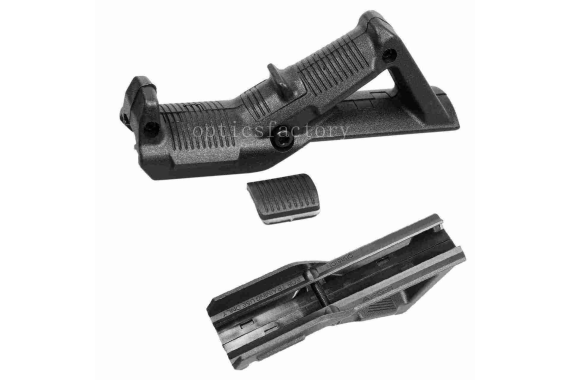 Rifle Angled Foregrip Front Grip for Picatinny / Weaver Rail – Black
