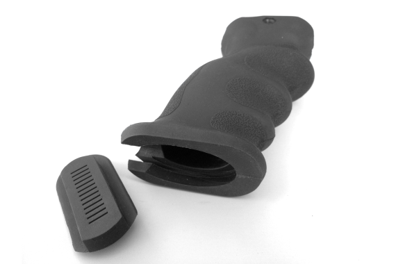 Rifle Combat Foregrip with Concealed Compartment with Rubberized Coat for Picatinny Rail