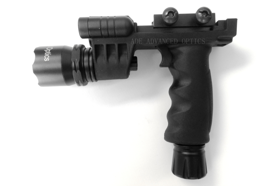 Rifle Vertical Foregrip Grip + 500 Lumen Flashlight and Green Laser Combo Sight