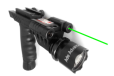Rifle Vertical Foregrip Grip + 500 Lumen Flashlight and Green Laser Combo Sight