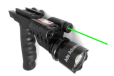 Rifle Vertical Foregrip Grip + 500 Lumen Flashlight and Green Laser Combo Sight