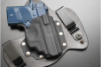 Sig Sauer P938 with Crimson Trace Laserguard 492 Leather Gun Holster