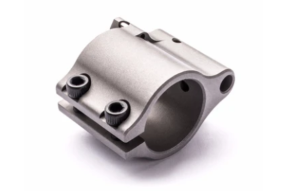 Superlative Arms  .750" Adjustable Gas Block, Bleed Off – Clamp On, Stainless Steel, Matte Finish