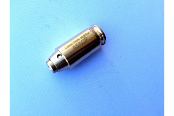 USA Bore Sighter .45 ACP Cartridge Gold Plated Red Laser Boresighter 45ACP