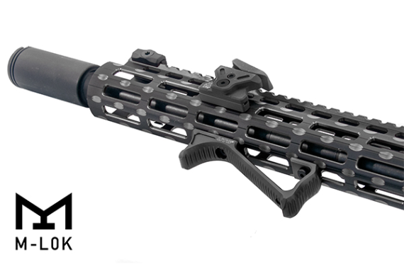 UTG Ultra Slim Angled M-LOK Foregrip, Matte Black