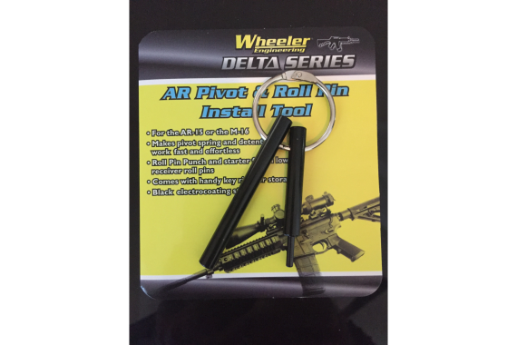 Wheeler 156243 Delta Series .223 Rem Pivot/Roll Pin Install Tool Steel Black