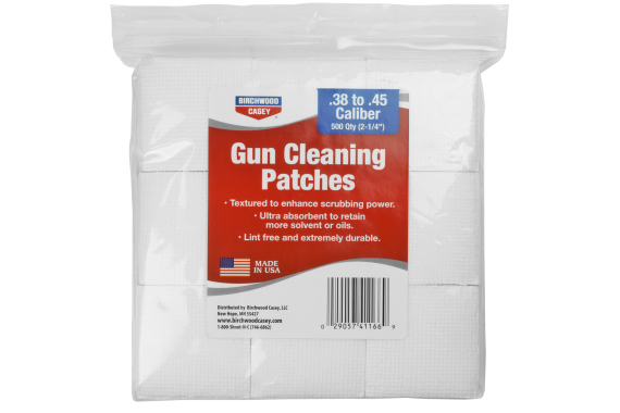 B-c Patches 2-1-4" .38-.45 Cal 500pk