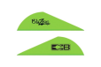 Bohning Blazer Vanes - 2" Solid Neon Green 36pk