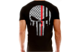 Men's T-shirt - Skull Thin Red Line 3X-Large