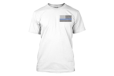 Men's - T-shirt - Thin Blue Line Flag Small,White