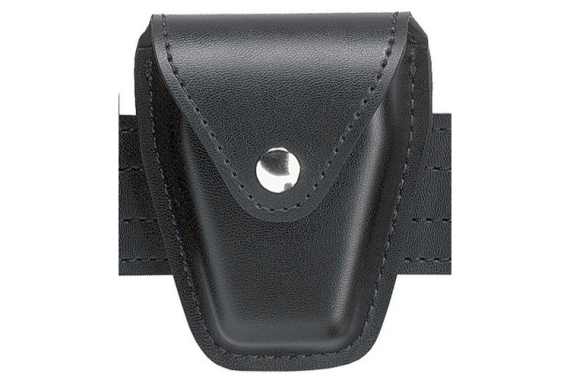 Model 190 Handcuff Case Standard Chain,Black,Hidden,Belt Loop,STX Basket Weave