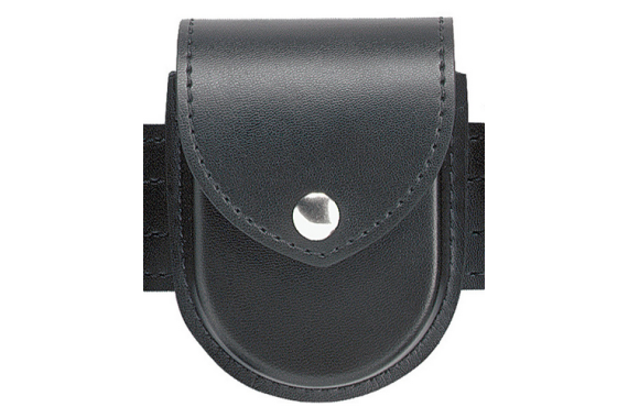 Model 290 Double Handcuff Pouch Standard Chain,Black,Brass,Hi Gloss