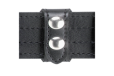 Model 63 Slotted Belt Keeper, 0.75 Single,Chrome,Basket Weave