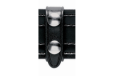 Model 65 Duty Belt Keeper 4 Pack,Black,Brass,Basket Weave,0.75