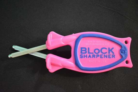 Pink Knife sharpener