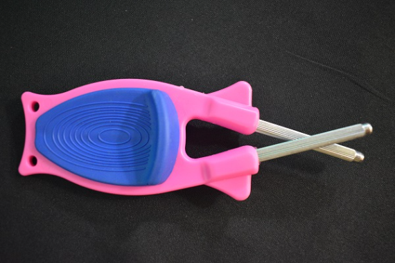 Pink Knife sharpener