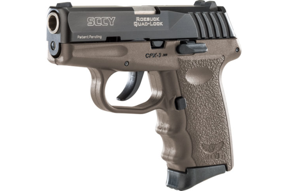 Sccy Cpx3-cb Pistol Dao .380 - 10rd Black/fde W/o Safety