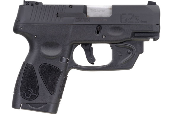 Taurus G2s Slim 9mm 7-shot - Fixed W/laser Matte Black Poly