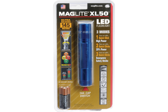 Xl50 Led Flashlight Blue,Blister