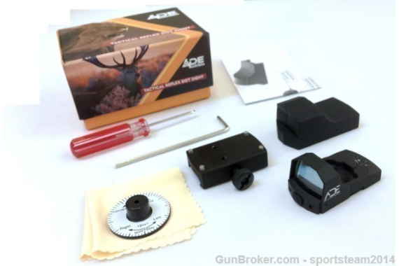 ADE GREEN Dot Sight for RUGER LC9,LC380,LC9S red