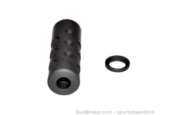 AR-10 LR .308/7.62 NATO -   5/8x24 Muzzle Brake, Steel - Black