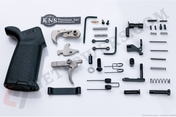 AR-15 38pc Ultimate Lower Parts Kit c/w Grip & FCG - Nickel Boron + Extras