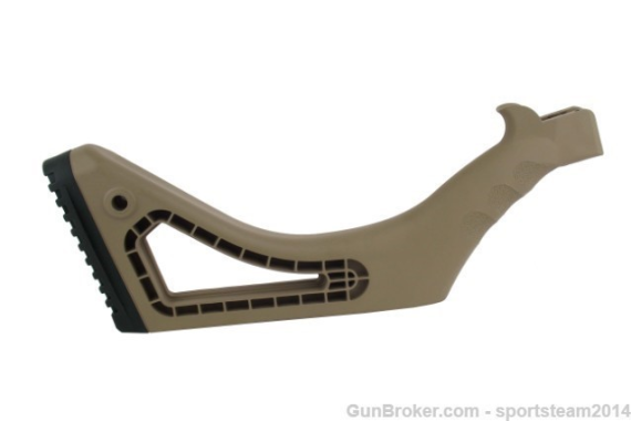 AR15 Featureless Stock, FDE - Flat Dark Earth