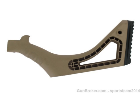 AR15 Featureless Stock, FDE - Flat Dark Earth