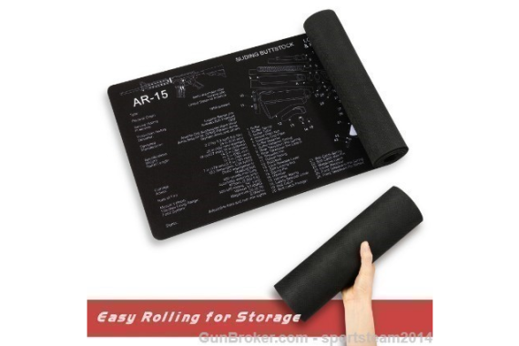 AR15 Rifle Gunsmith Armorers Bench Cleaning Rubber Mat Mouse Pad