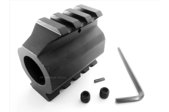 AR15 m4 Low Profile Gas Block .750 Top & Bottom Rail